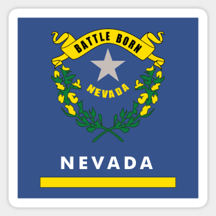 Nevada State Flag Sticker